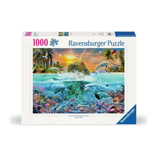 Underwater Island 1000 piece jigsaw puzzle by Ravensburger