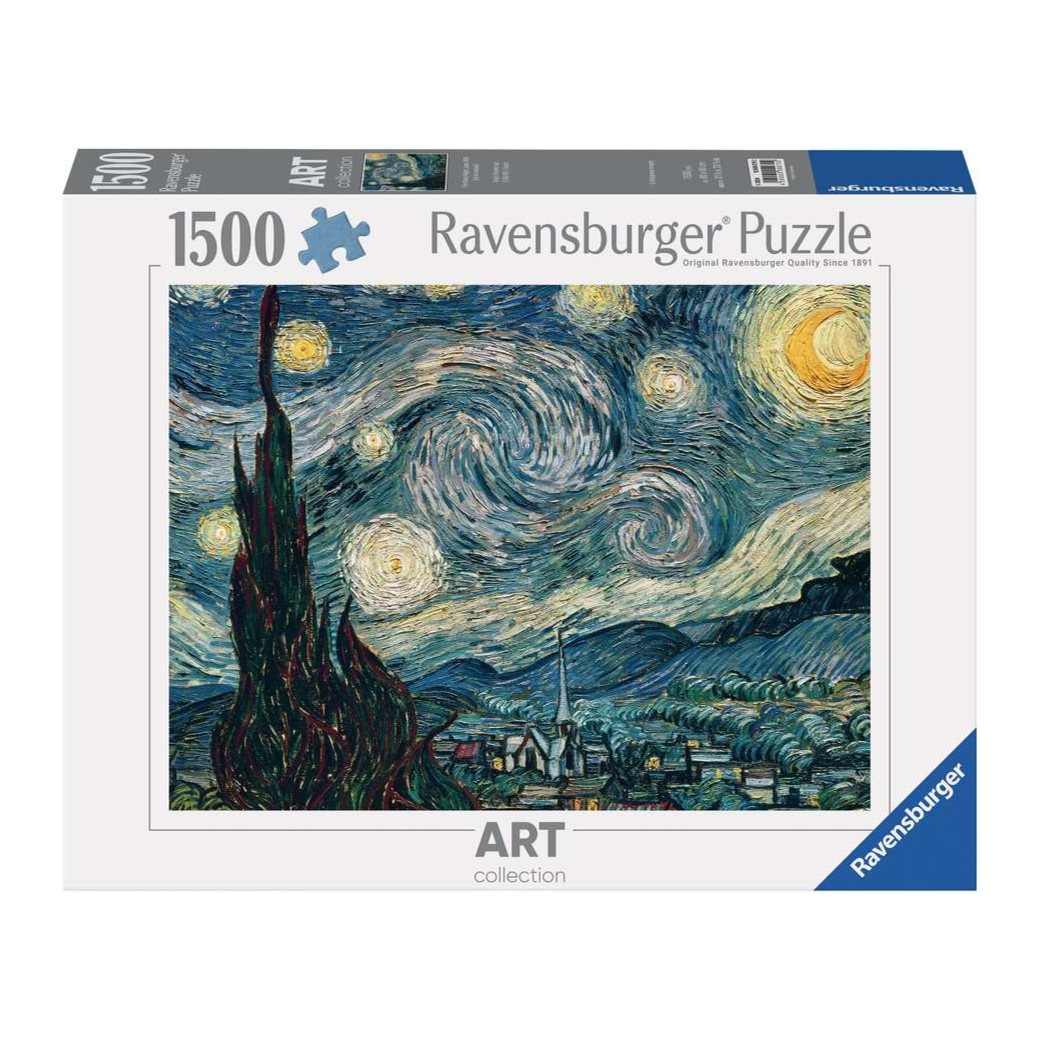 Vincent van Gogh: The Starry Night 1500 piece jigsaw puzzle by Ravensburger