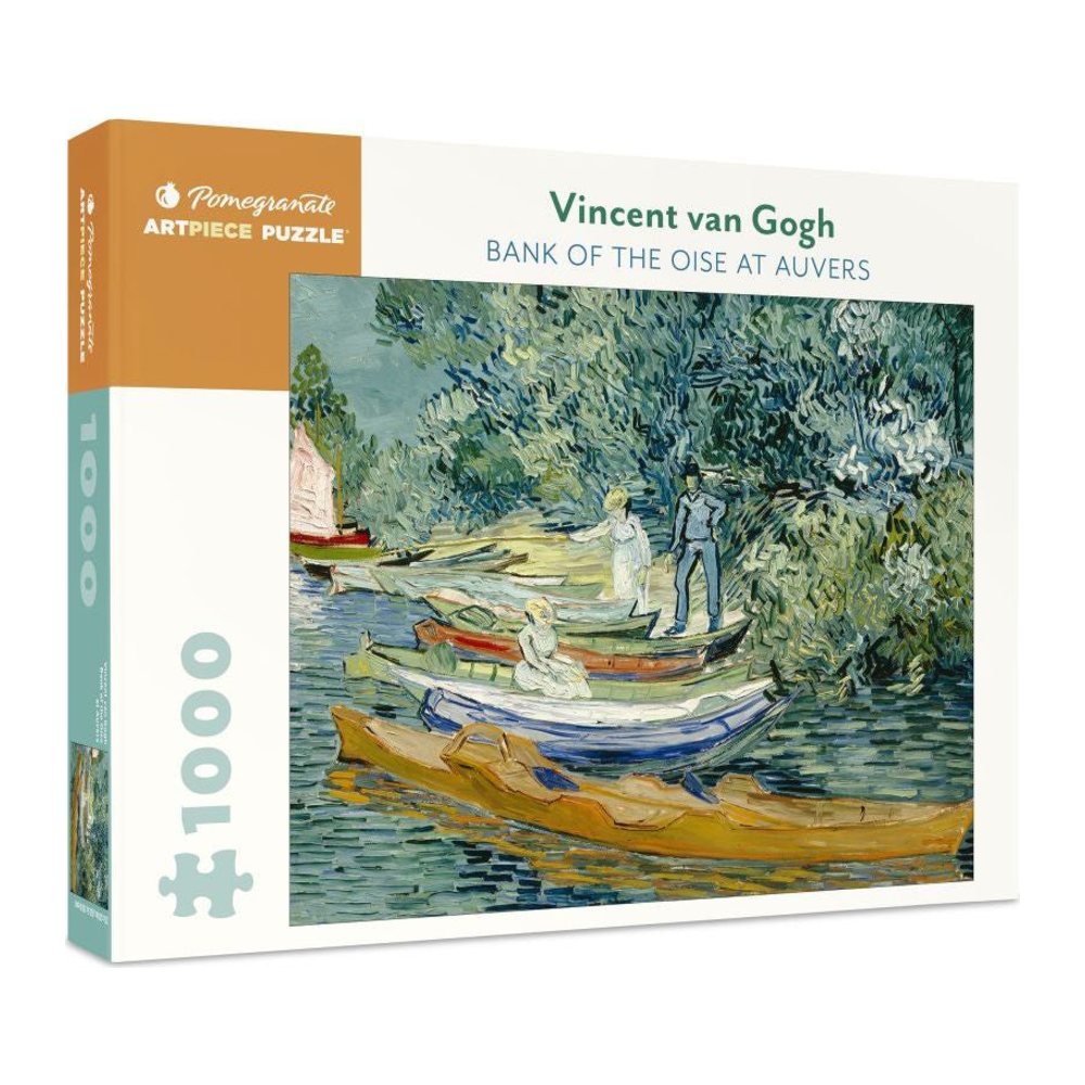 Vincent van Gogh: Bank of the Oise at Auvers 1000 piece jigsaw puzzle by Pomegranate