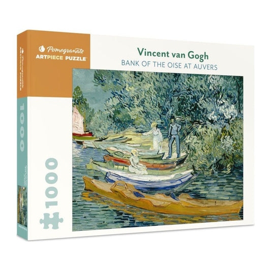 Vincent van Gogh: Bank of the Oise at Auvers 1000 piece jigsaw puzzle by Pomegranate