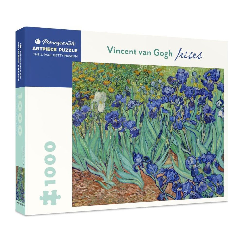 Vincent van Gogh: Irises 1000 piece jigsaw puzzle by Pomegranate
