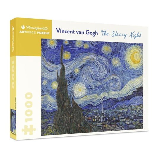 Vincent van Gogh: The Starry Night 1000 piece jigsaw puzzle by Pomegranate