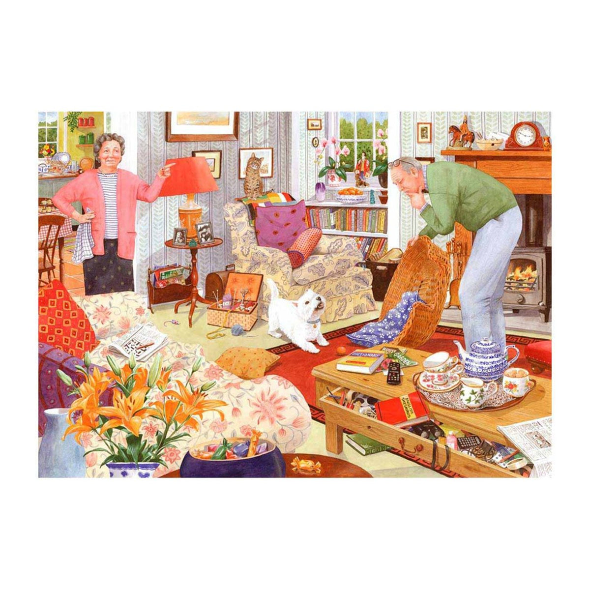 Where Are My Glasses? 1000 piece jigsaw puzzle by House of Puzzles, alternate view