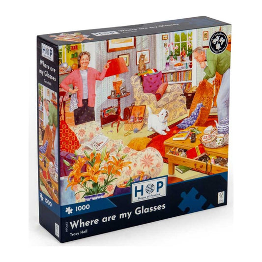 Where Are My Glasses? 1000 piece jigsaw puzzle by House of Puzzles