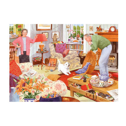 Where Are My Glasses? 500 large piece jigsaw puzzle by House of Puzzles, alternate view