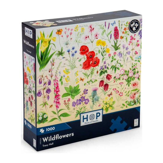 Wildflowers 1000 piece jigsaw puzzle by House of Puzzles